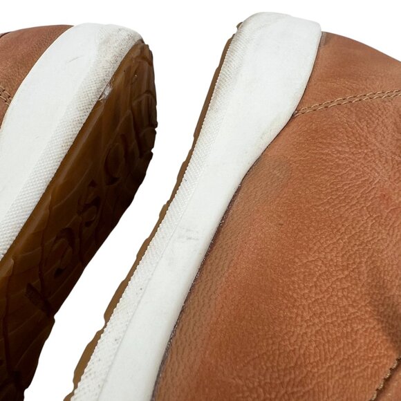 Josef Seibel Leather Lace-Up Sneakers Camel Brown Size 38 US 8 - Picture 6 of 13